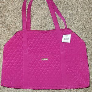 Vera Bradley Pink Quilted Travel Bag